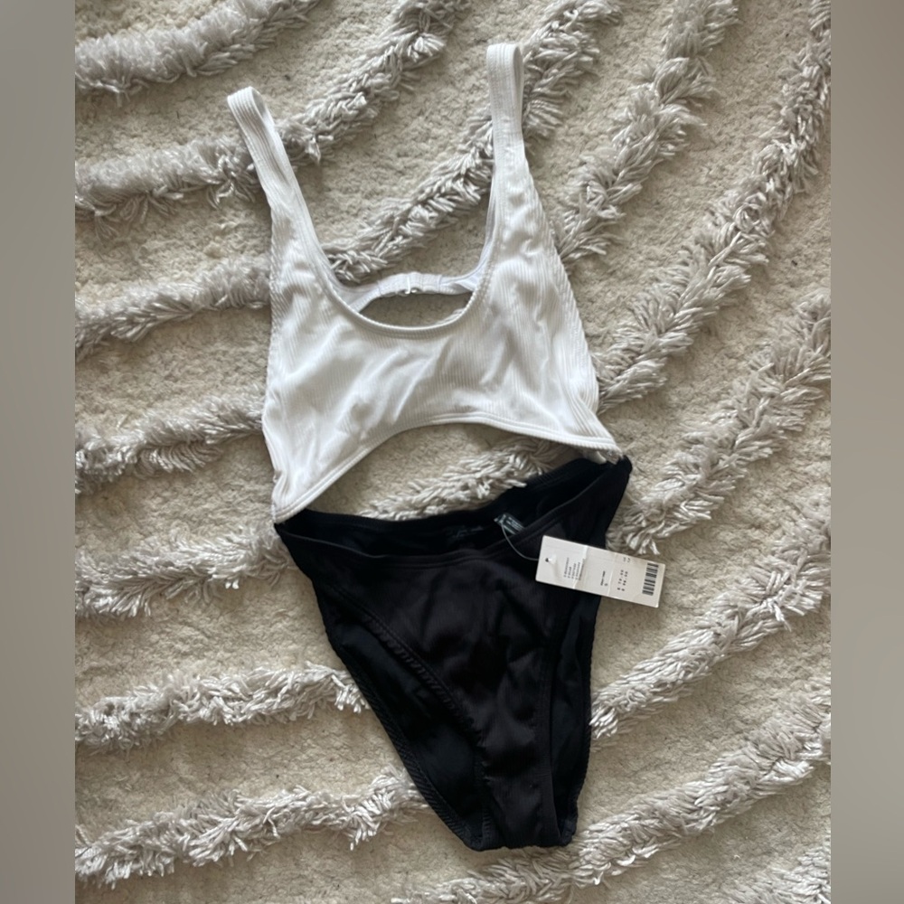Urban Outfitters Black Ribbed Tank Top